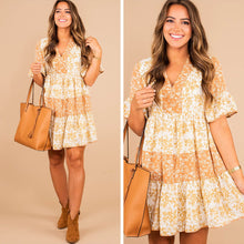 Load image into Gallery viewer, Lost In Thought Cream White Floral Dress
