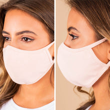 Load image into Gallery viewer, Common Goals Pink Washable Face Mask
