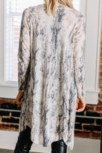 Load image into Gallery viewer, In The Moment Gray Snake Cardigan
