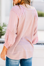 Load image into Gallery viewer, Sounds Like Fun Dusty Pink Waffle Top
