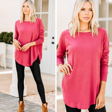 Load image into Gallery viewer, Good Girl Gone Rouge Red Classic Tunic
