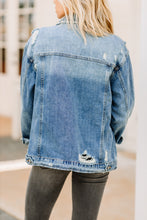 Load image into Gallery viewer, Modern Bliss Medium Wash Denim Jacket
