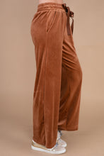 Load image into Gallery viewer, Cozy Confessions Brick Orange Velvet Pants
