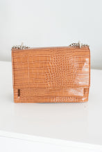 Load image into Gallery viewer, Just My Style Brown Reptile Purse
