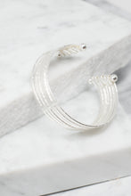 Load image into Gallery viewer, Can't Give In Silver Stacked Bracelet
