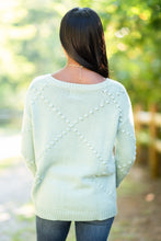 Load image into Gallery viewer, Off To Aspen Sage Green Knit Sweater
