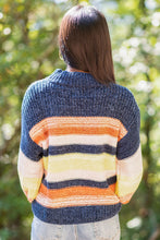 Load image into Gallery viewer, Right This Way Blue Multi Striped Sweater
