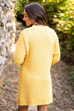 Load image into Gallery viewer, Tell Somebody Light Mustard Yellow Popcorn Cardigan
