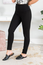 Load image into Gallery viewer, Not Like The Rest Black Ponte Pants
