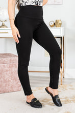 Load image into Gallery viewer, Not Like The Rest Black Ponte Pants
