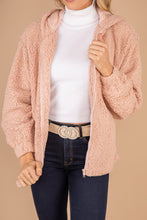Load image into Gallery viewer, Gotta Get Cozy Blush Pink Teddy Jacket
