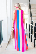 Load image into Gallery viewer, Buddy Love: Sunny Days Campbell Carousel Striped Dress
