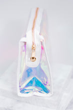 Load image into Gallery viewer, Boldly Go Iridescent Clear Makeup Bag
