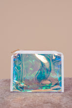 Load image into Gallery viewer, Boldly Go Iridescent Clear Makeup Bag
