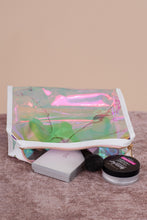 Load image into Gallery viewer, Boldly Go Iridescent Clear Makeup Bag
