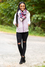 Load image into Gallery viewer, Feeling The Chill Maroon Red Sherpa Vest
